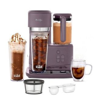 Mr. Coffee Single-Serve Frappe, Iced, and Hot Coffee Maker with Blender
