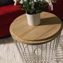 Wire Storage Table and Ottoman White - Room Essentials™