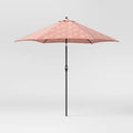 Threshold™ 9' Round Outdoor Patio Umbrella DuraSeason Fabric™ - Tilt Black Pole