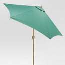 9' Round Patio Umbrella - Light Wood Pole - Threshold™