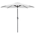 9' x 9' Outdoor Market Patio Umbrella with Push Button Tilt - Devoko