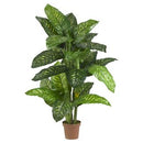 Nearly Natural 5' Dieffenbachia Silk Plant (Real Touch)
