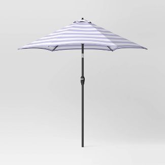 9'x9' Outdoor Patio Umbrella - Black Pole - Threshold™