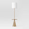Modern Floor Lamp with Table Brass (Includes LED Light Bulb) - Threshold™Modern Floor Lamp with Table Brass (Includes LED Light Bulb) - Threshold™