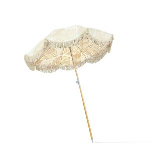 MINNIDIP 7' x 6.5' Beach Umbrella - Rattan Palms