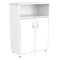 4 Shelves Kitchen Storage Cabinet White - Inval