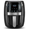 Gourmia 5qt 12-Function Guided Cook Digital Air Fryer - Black