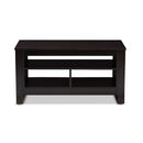Nerissa Modern and Contemporary Finished Coffee Table Dark Brown - Baxton Studio