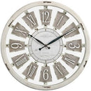Antique Plaques Wall Clock Off-White - FirsTime