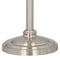 70" Torchiere and Frosted Glass Standing Floor Lamp (Includes LED Light Bulb) Brushed Nickel - Cresswell Lighting
