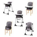 Baby Trend A La Mode Snap Gear 5-in-1 High Chair - Java