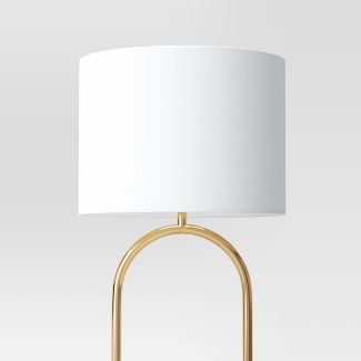 Ring Base Floor Lamp Brass - Threshold™