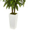 50" x 32" Artificial Marginatum Plant in Vase White - Nearly Natural
