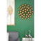 Metal Starburst Wall Decor with Orb Detailing Gold - Olivia & May
