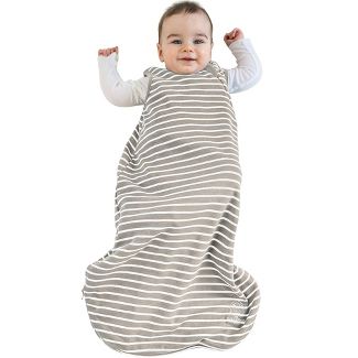 Woolino 4 Season Basic Baby Swaddle Wrap, Merino Wool, Earth, 0-6 Months