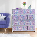 Sorbus Nightstand with Drawers for Home Bedroom Office Purple