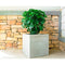 15" Kante Lightweight Outdoor Modern Square Concrete Planter Natural Concrete Gray - Rosemead Home & Garden, Inc.