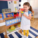 KidKraft 2-in-1 Restaurant & Delivery Wooden Play Store