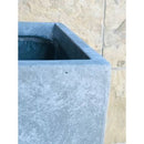 24" Square Concrete/Fiberglass Elegant Indoor/Outdoor Planter Slate Gray - Rosemead Home & Garden, Inc.