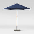 9' Round Patio Umbrella - Light Wood Pole - Threshold™