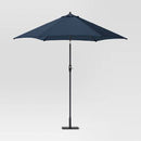 9'x9' Patio Market Umbrella - Black Pole - Room Essentials™
