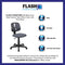 Flash Furniture Flash Fundamentals Mid-Back White Mesh Swivel Task Office Chair with Pivot Back, BIFMA Certified