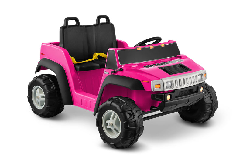 Kid Motorz Two-Seater Hummer H2 Girls' 12-Volt Battery-Operated Ride-On, Pink