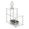 Classic Glass 3 Tier Step End Table Clear Glass - Breighton Home
