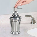 Timeless Metal Bath Accessory Set for Vanity Counter Tops Silver - Nu Steel