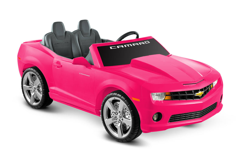 Kid Motorz Chevrolet Camaro 12-Volt Battery-Powered Ride-On, Pink