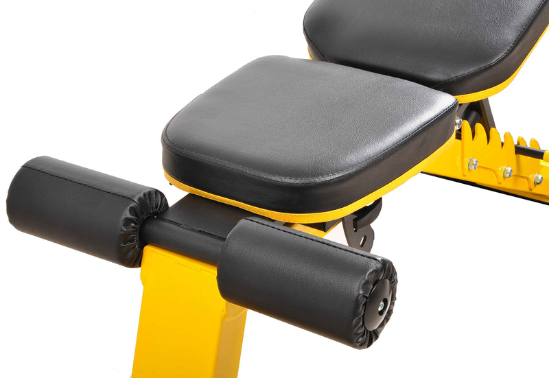 Everyday Essentials Heavy Duty Adjustable and Foldable Utility Weight Bench for Upright, Incline, Decline, and Flat Exercise