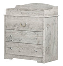 South Shore Aviron Changing Table with Drawers, Seaside Pine