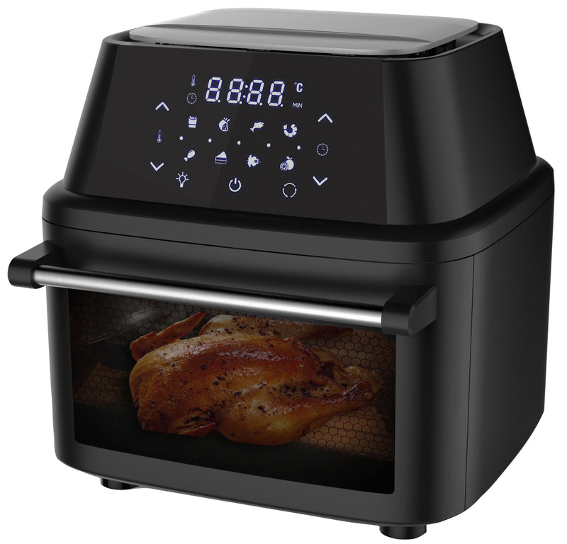 Emerald All in One 16 Liter Air Fryer Oven - 1800 Watts Programmable for Air Frying, Baking, Roasting, Toasting, Dehydrating, & Rotisserie (1845)