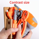 Kids Toy Tool Box Set with Electric Drill & Screws for STEM Play