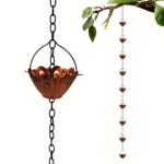 Lotus Metal Rain Chain – Decorative Outdoor Gutter Replacement