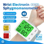 Automatic Wrist Blood Pressure Monitor with Large LCD Display - White - WS04 - Upgraded Version (with Voice Control)