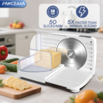200W Electric Deli Meat Slicer 0–15mm Adjustable Thickness