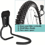 Heavy-Duty Wall Mount Bicycle Rack – 66 lbs Capacity Storage Hook