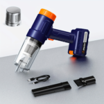 Cordless Handheld Vacuum Cleaner with High Suction for Pet Hair - 701 Wireless/Blue Orange