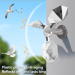 3D Rotating Reflective Bird Repeller – Outdoor Wind Pinwheel Deterrent