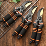 8.5&quote; Titanium Bypass Pruning Shears – Heavy-Duty Garden Pruners