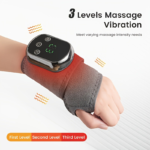 Heated Wrist Massager with Vibration Therapy