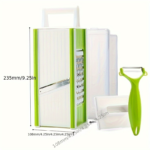 5-in-1 Square Vegetable Grater & Mandoline Slicer