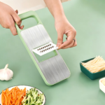 7-Piece Stainless Steel Vegetable Slicer & Grater Set