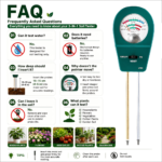 3-in-1 Soil Meter: pH, Moisture & Fertility Tester Battery-Free