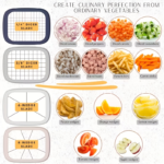 4-Blade Vegetable Grater & Mandoline Slicer Set