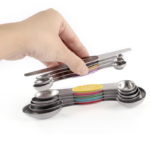9-Piece Magnetic Stainless Steel Measuring Spoons Set with Leveler
