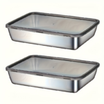 Stainless Steel Food Storage Containers with Airtight Lids