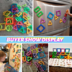 Kids Medium Magnetic Building Blocks & Sensory STEM Set