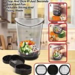 Vegetable Slicer Cup – Handheld Fruit & Vegetable Chopper